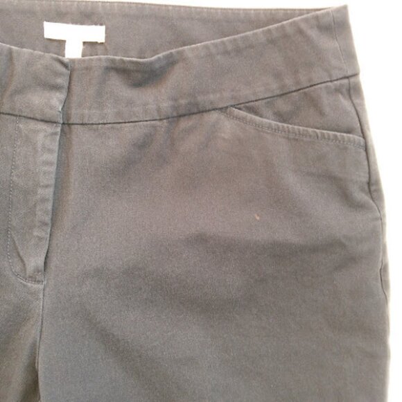 EILEEN FISHER Organic Cotton Navy Classic Straight Leg Relaxed Fit Womens Pant S - Picture 5 of 15